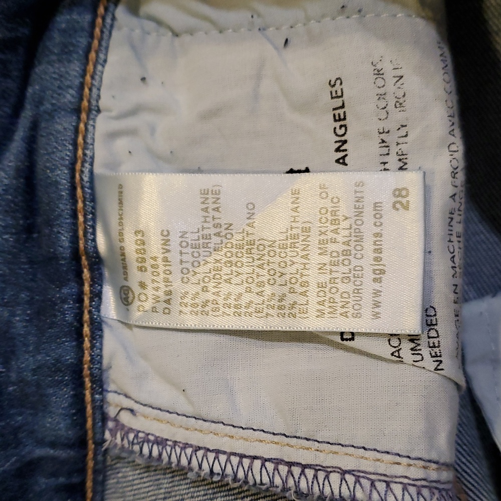 AG Adriano Goldschmied Blue Flare Jeans NWT - Picture 13 of 13